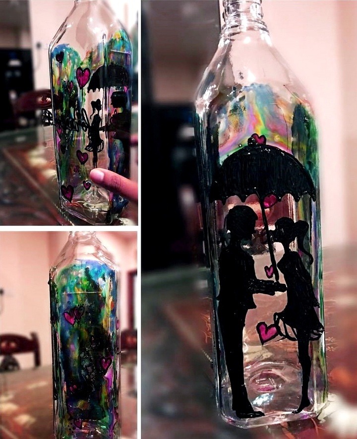 роспись бутылок
