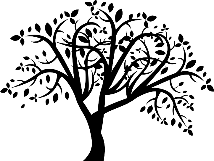 Как создать дерево трафарет: пошаговое руководство
