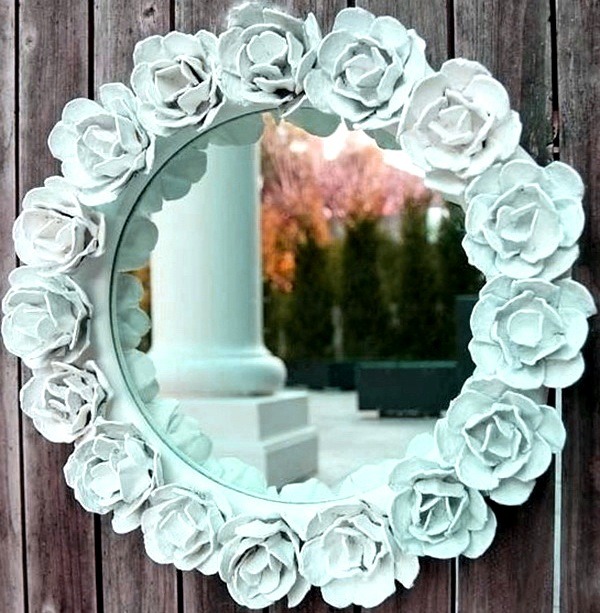 зеркало с цветами