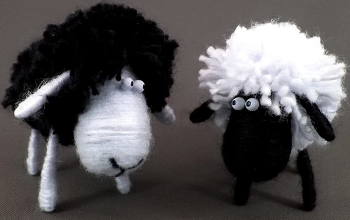 самодельные овечки