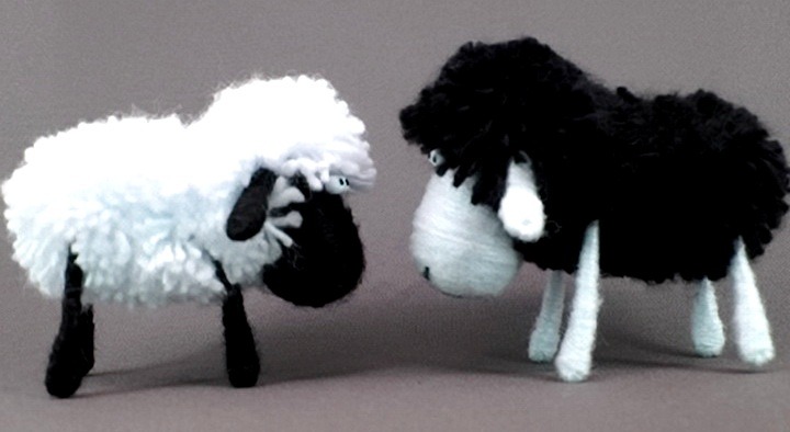 Чтобы сделать овечку своими руками нам понадобятся:
