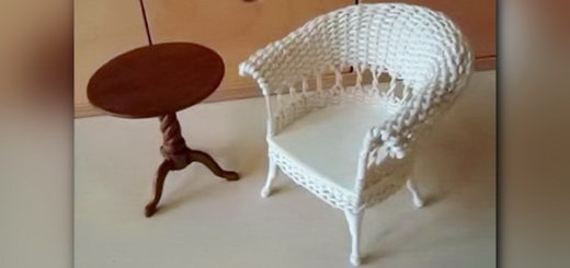 плетеное кресло