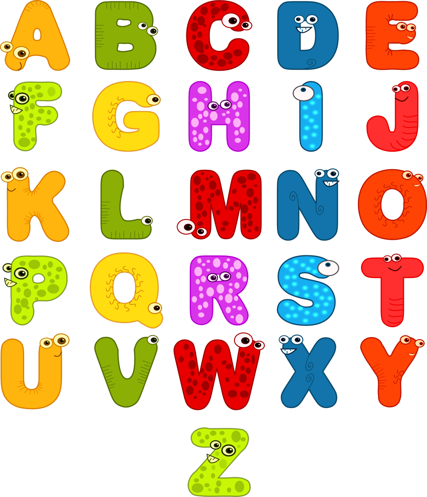 английские буквы для детей