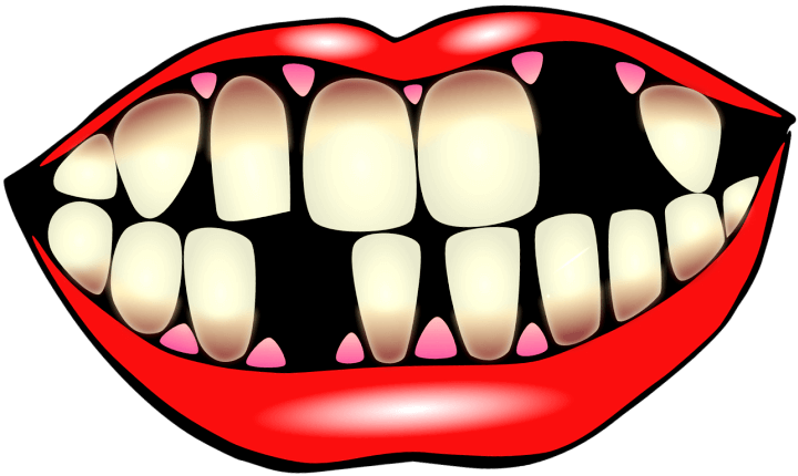 шаблон зубы