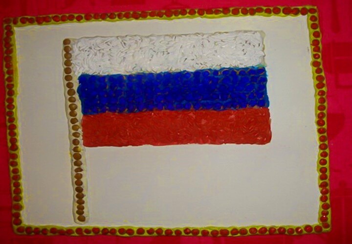 поделка флаг россии
